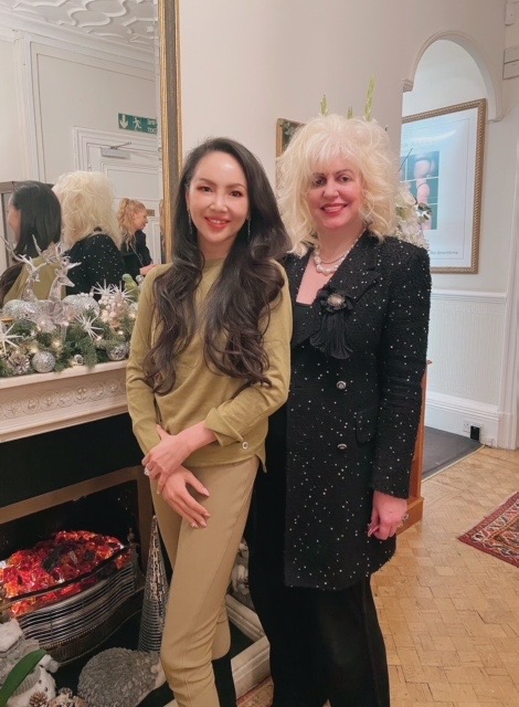 Dr Rita Rakus at her Christmas open evening 